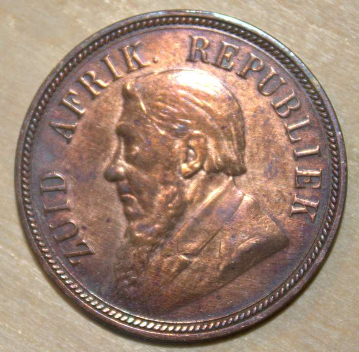 1898 ZAR Penny (Beautiful coin - Lustrous)