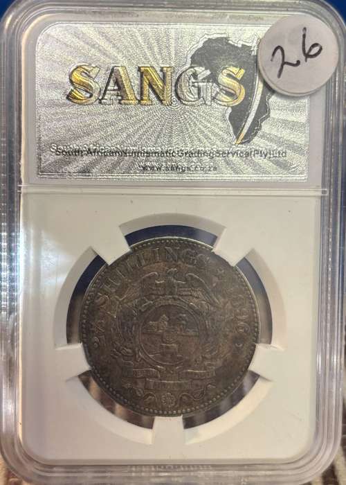 1896 ZAR Two & half shillings