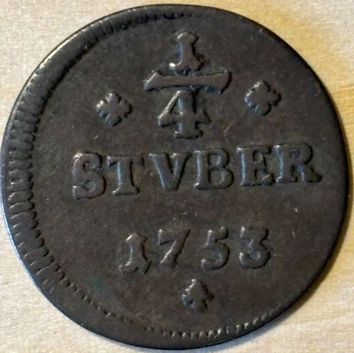 1753 Quarter Stuber Wied-Runkel