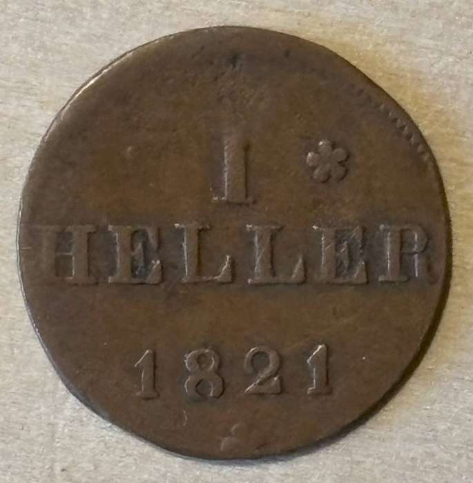 1821 Frankfurt One Heller