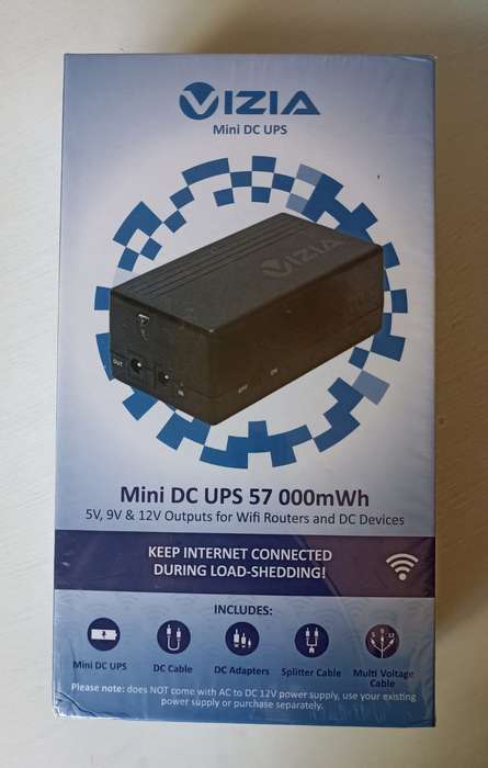 Mini DC UPS ( 5/9/12V ) 57 000mWh For router or switch (Brand new)