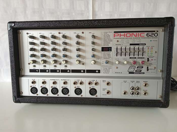 Phonic 620 Mixer Amplifier