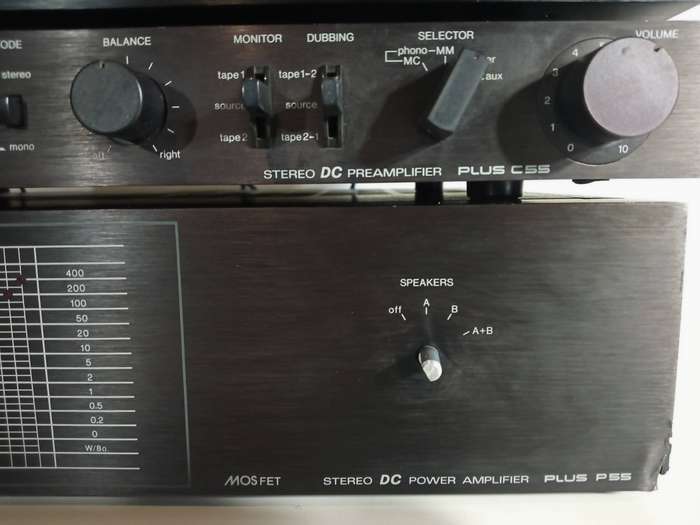 Sanyo Plus Series P55 Tuner, Pre Amp & Power Amplifier