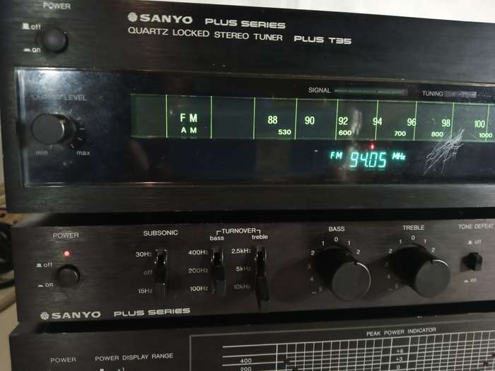 Sanyo Plus Series P55 Tuner, Pre Amp & Power Amplifier