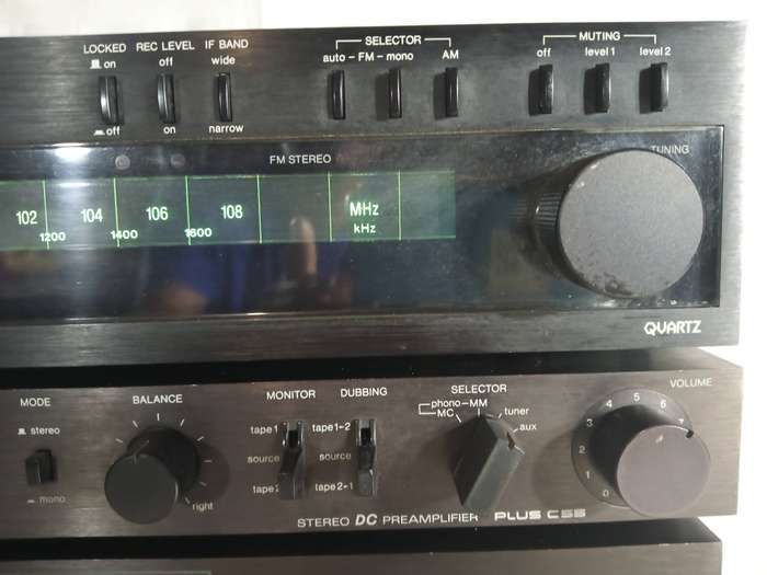 Sanyo Plus Series P55 Tuner, Pre Amp & Power Amplifier