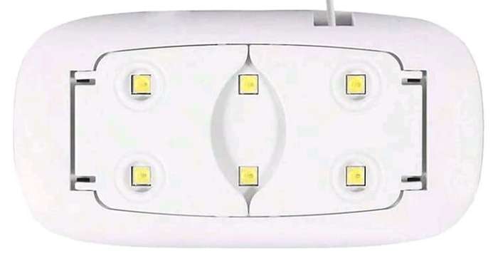 6W Portable & Foldable Mini UV/LED USB Powered Nail Lamp