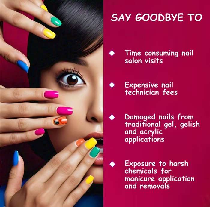 20pc Pink Semi Cured Gel Nail Wraps /Gel Nail Strips cures with UV/LED - Long Lasting
