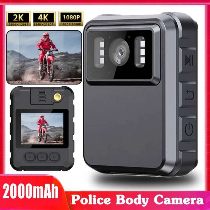 LOGO - Multipurpose Body Camera HD Wi-Fi Recorder - Black