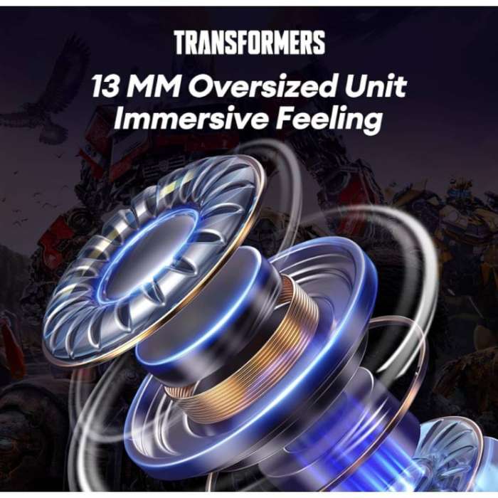 Transformers TF-T01 Shockwave Earphones - Black