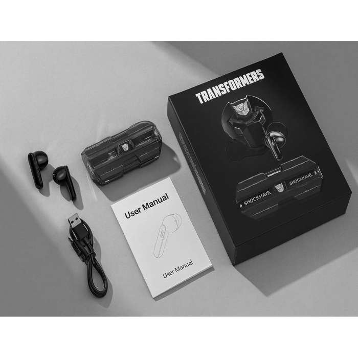 Transformers TF-T01 Shockwave Earphones - Black