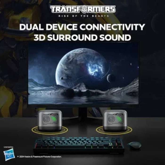 Transformers Tf-Y09 Bluetooth 5.4 Speaker - Gray