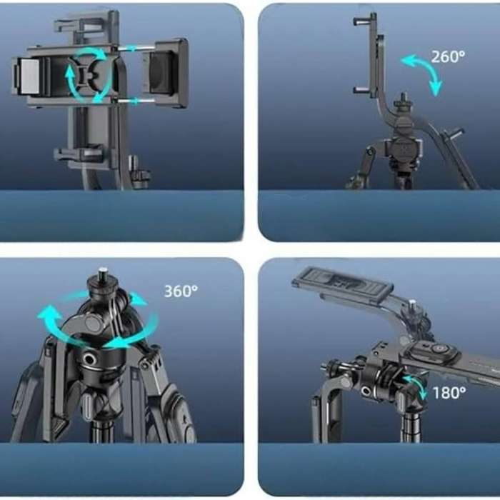 Yesido SF17 Multifunctional Tripod Selfie Stick - Black