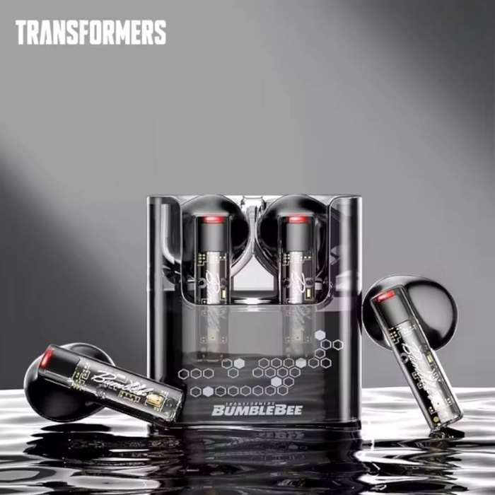 Original Transformers TF-T08 Bluetooth Earphones - Black