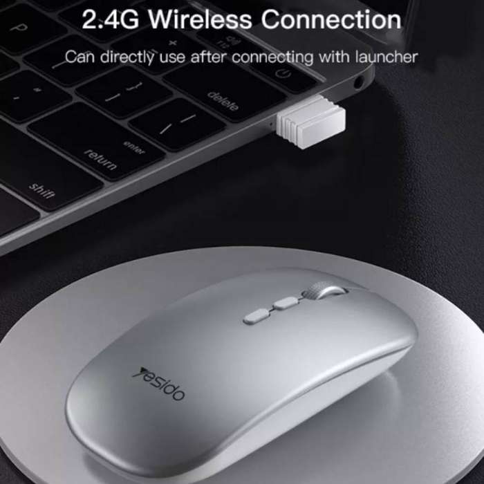 Yesido Wireless Mouse KB15 - Silver