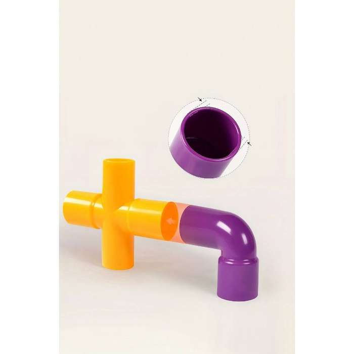 51 Pack DIY Water Pipe Building Blocks Set - MultiColour