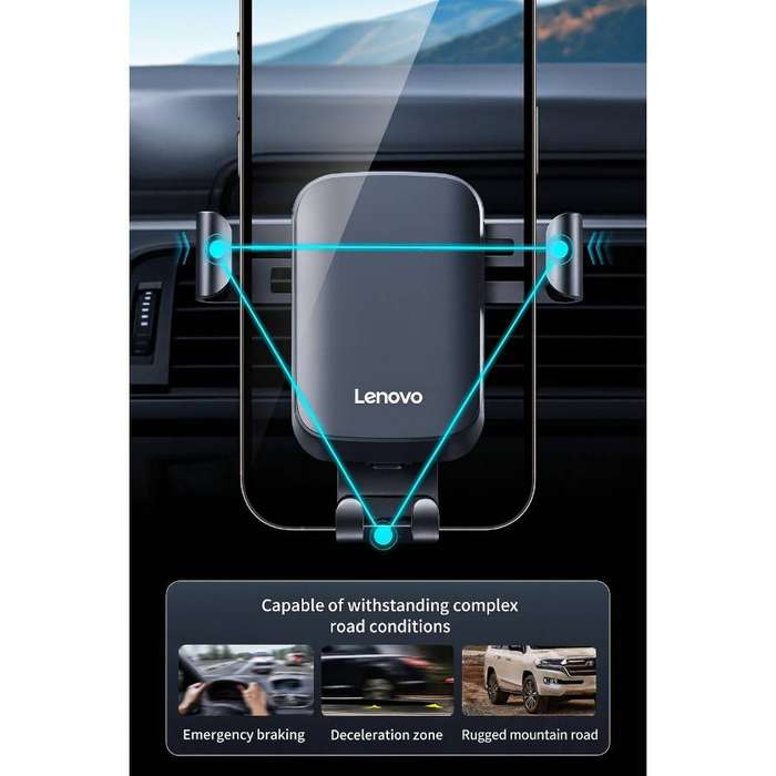 Lenovo C5 Lite Car Gravity Bracket - Black