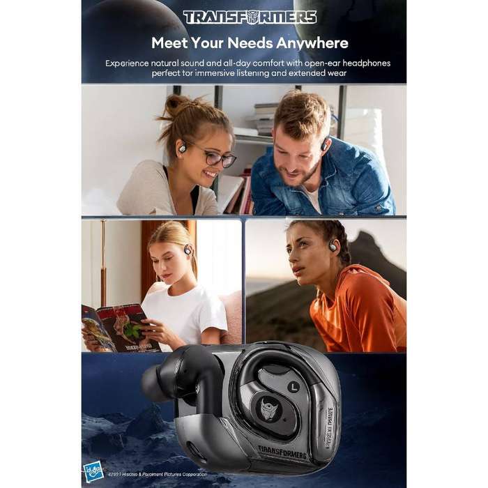 Transformers TF-T18 Optimus Primal Earphones - Black