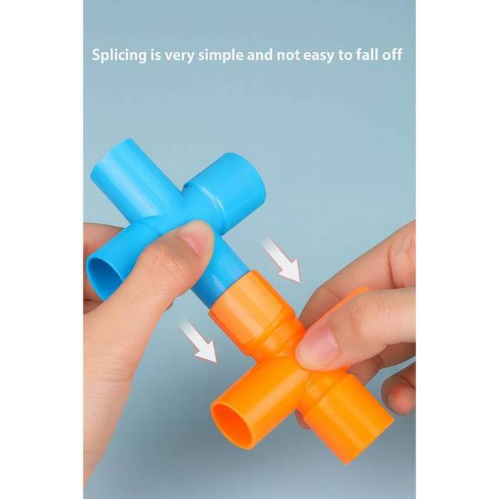 51 Pack DIY Water Pipe Building Blocks Set - MultiColour