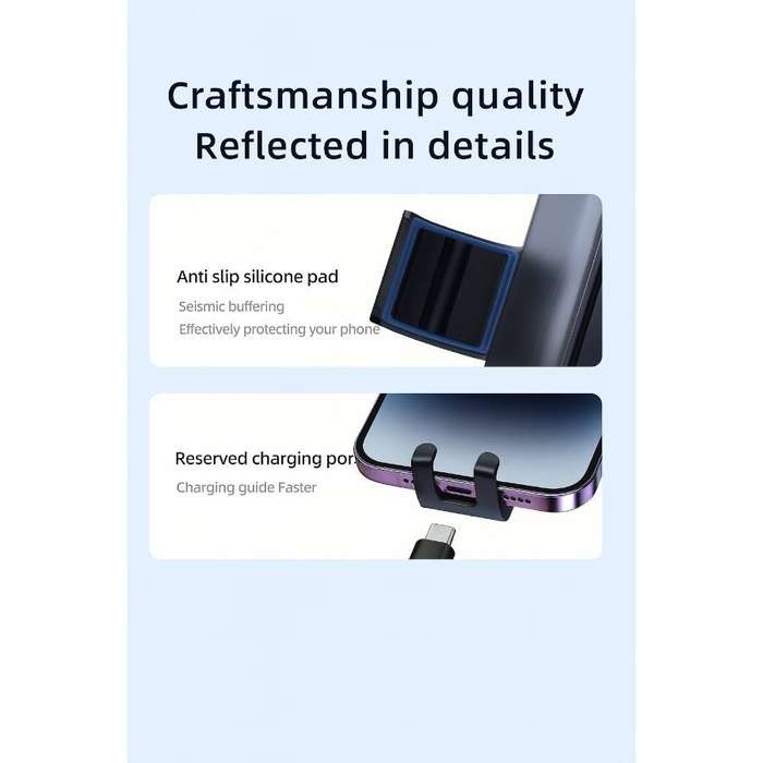 Lenovo C5 Lite Car Gravity Bracket - Black