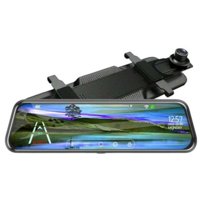 1080P Dual Lens Dash Camera With G-Sensor and Loop Recording - Black