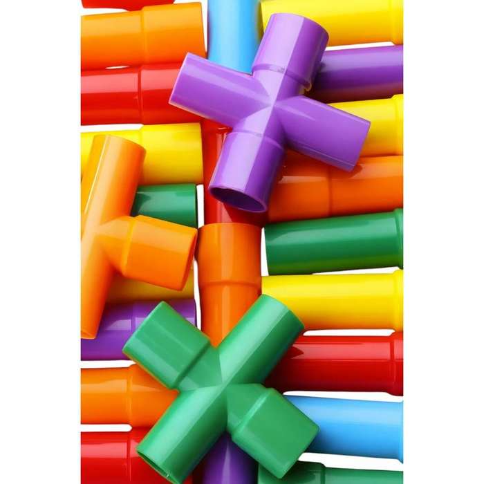 51 Pack DIY Water Pipe Building Blocks Set - MultiColour
