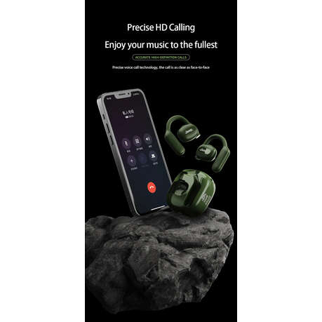 JEEP - EC009 - Hybrid Technology Earbuds with HiFi Stereo Sound - Green