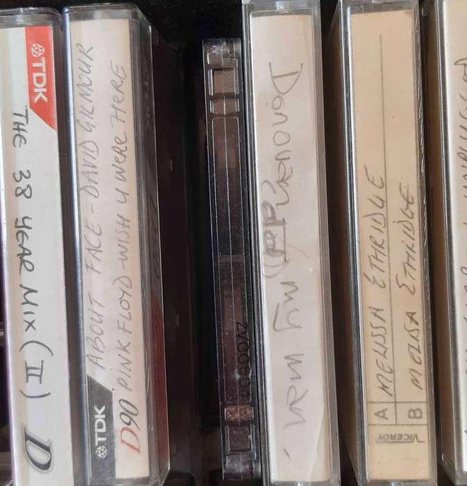 Cassette tapes - variety and case.
