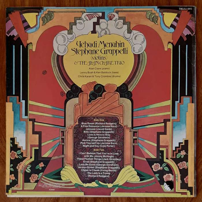 Yehudi Menuhin and Stephane Grappelli - Music of the Thirties - Jalousie - Vinyl LP