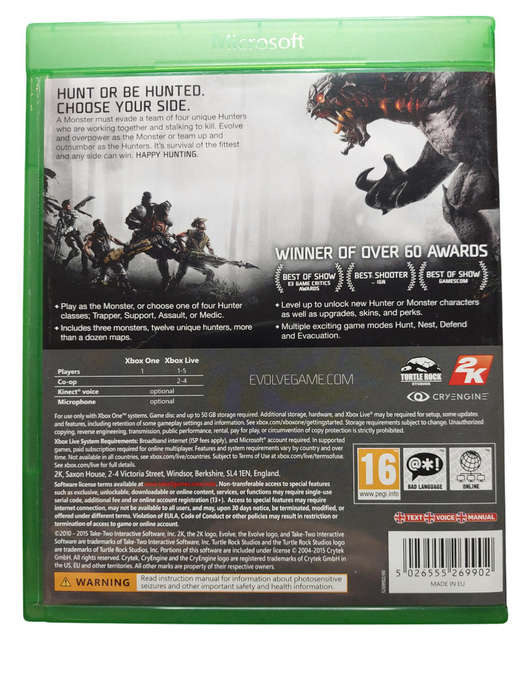 Evolve Xbox One XB1
