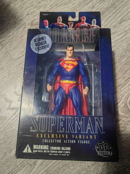 DC JUSTICE SUPERMAN AF ( BY ALEX ROSS / DC COMICS RETAILER EXCLUSIVE )