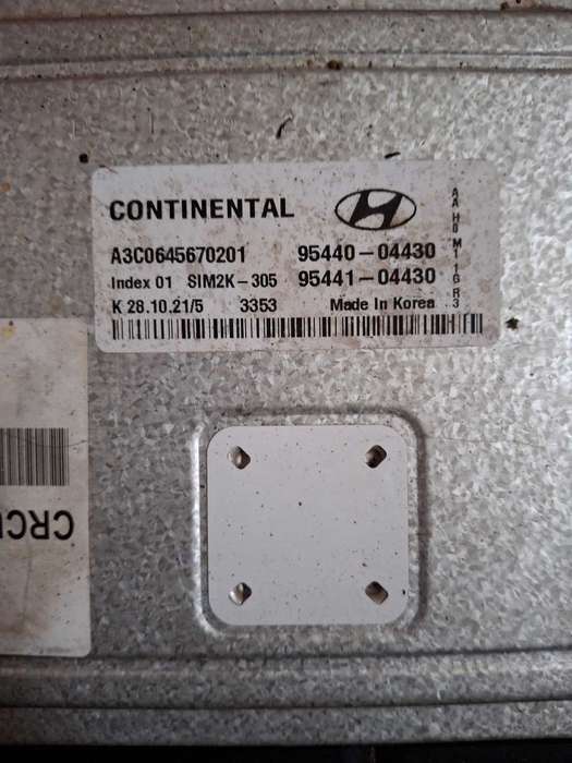 Hyundai computer box ECU