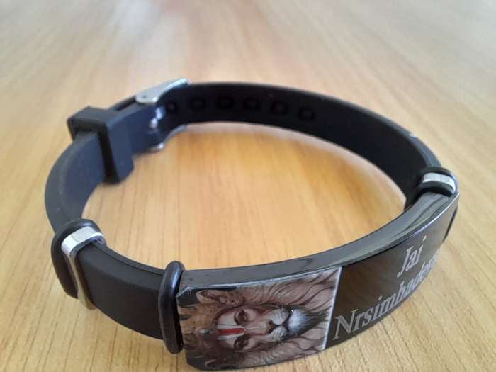 Hare Krishna Silicone Bracelet