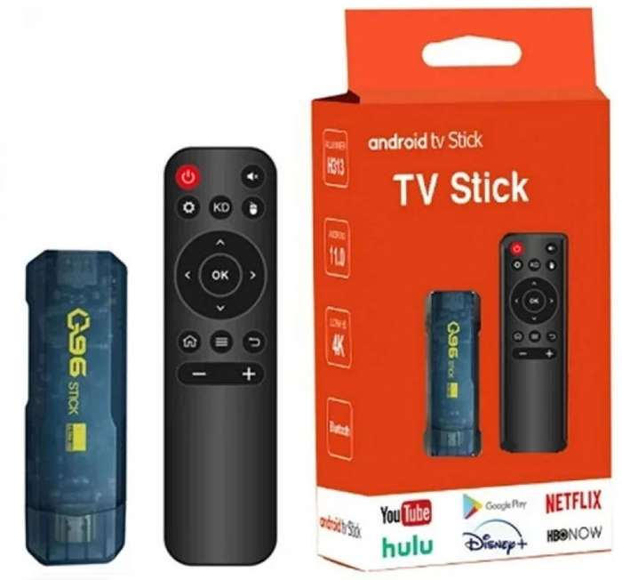 Android 5K TV Stick with Remote Control, HDMI Streaming Device, Netflix YouTube Compatible.