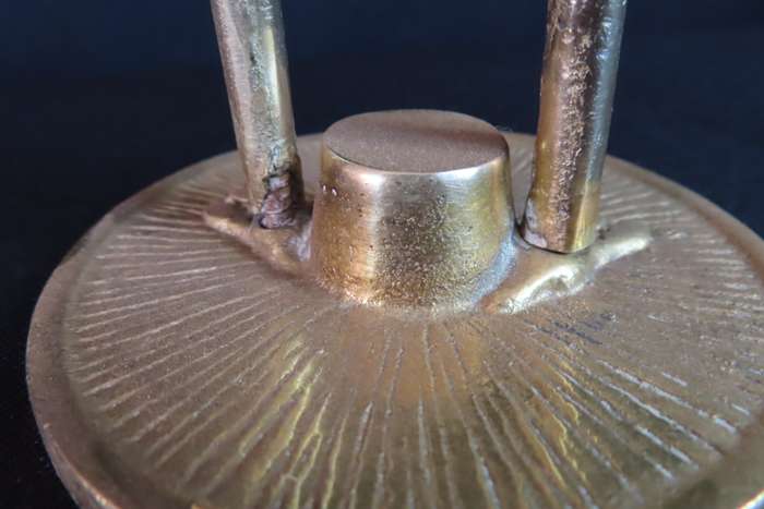 Brass Crane Ornament