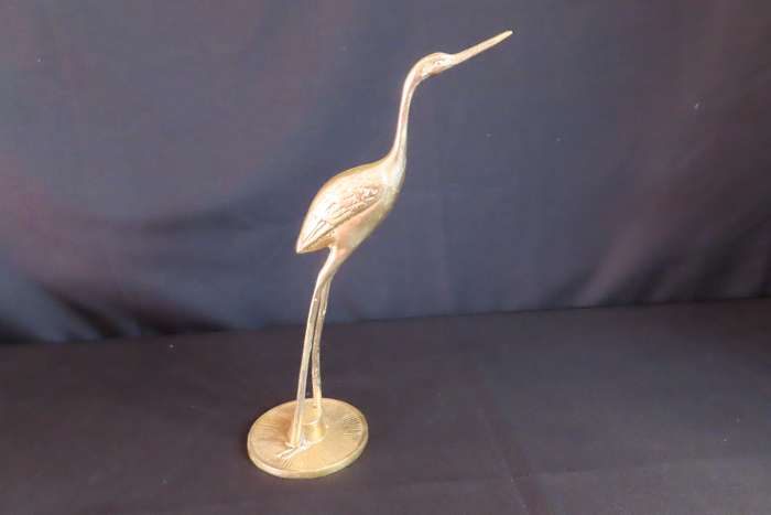 Brass Crane Ornament