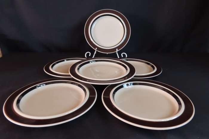 Arabia Finland "Ruija" Salad Plates x 6