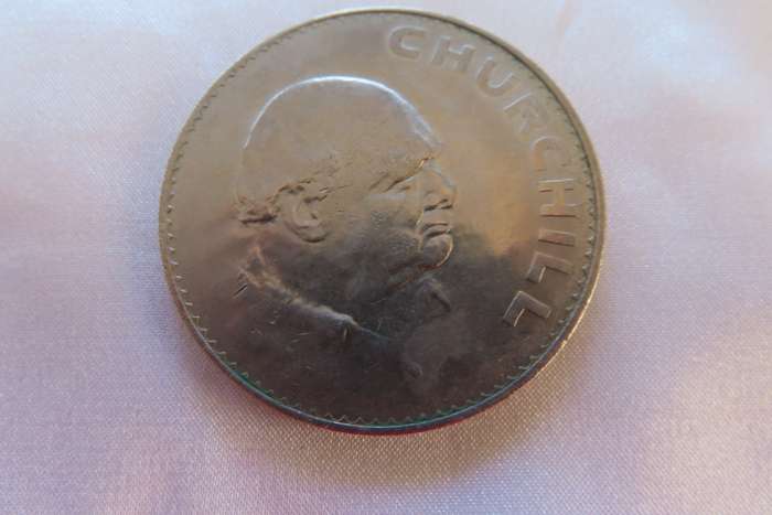 Great Britain 1965 Churchill 1 Crown Coin