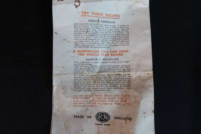 Vintage Spong's 630 Slicer, Grater & Shredder Boxed.