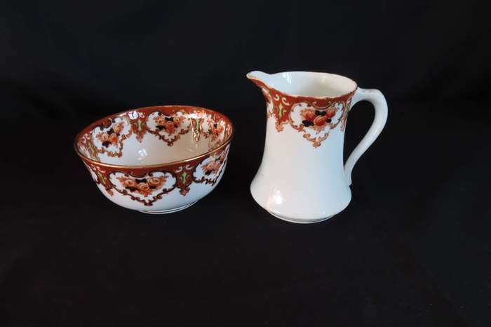 Royal Albert Crown China Unnamed Tea Milk & Sugar.