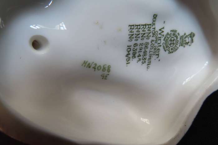 Royal Doulton Figurine Winter HN 2088