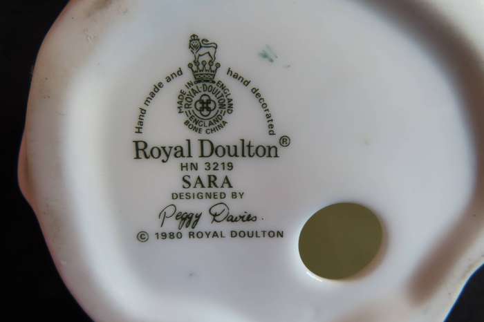 Royal Doulton Figurine Miniature Series Sara. HN 3219.