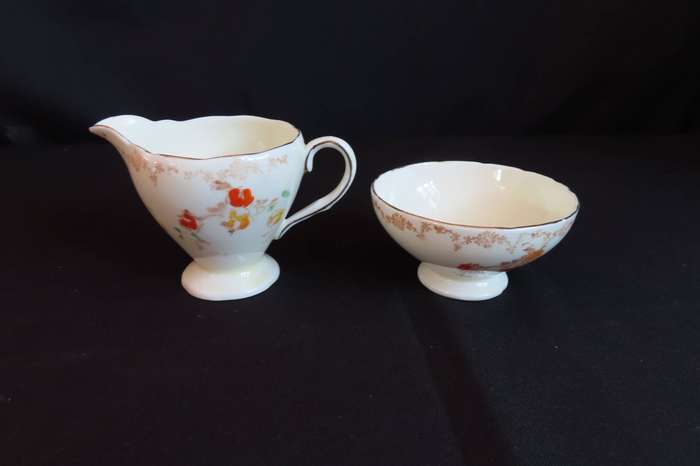 Foley Vintage Demitasse/Espresso 15 Piece Coffee Set.  (1930's)
