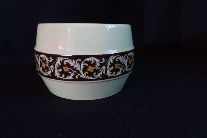 Carlton Ware Hand Engraved & Painted Coffee Duo's x 6