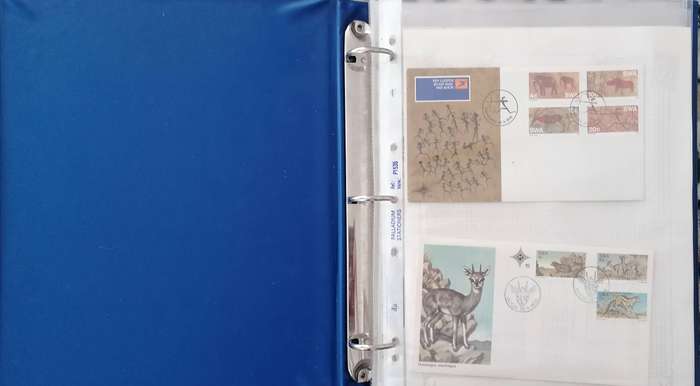 SWA Stock Album with 36 FDCs
