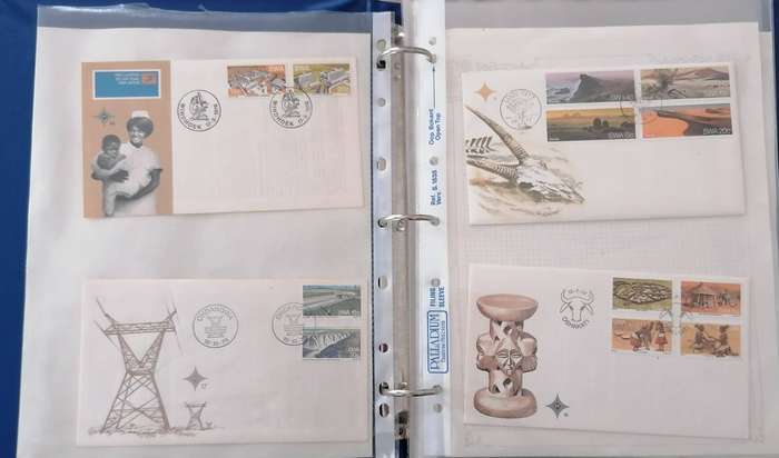 SWA Stock Album with 36 FDCs