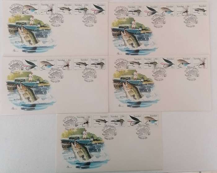 Transkei 1.25  Complete Set FDC