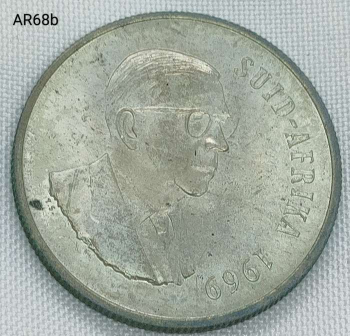 1969 RSA - R1 - .800 silver - proof in capsule
