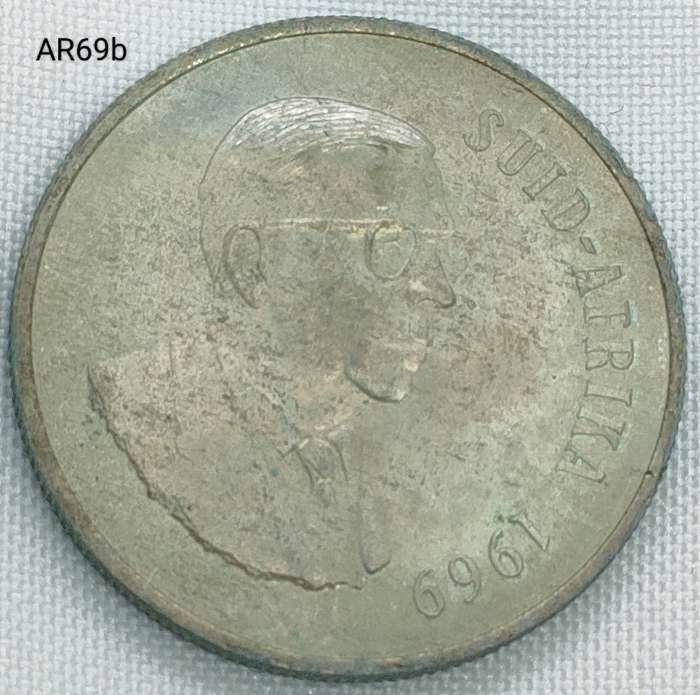 1969 RSA - R1 - .800 silver - proof in capsule