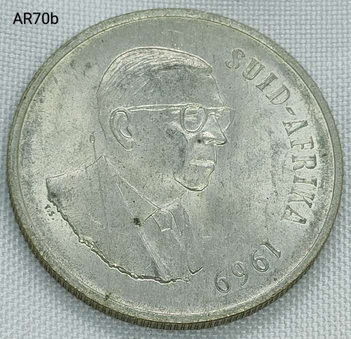 1969 RSA - R1 - .800 silver - proof in capsule