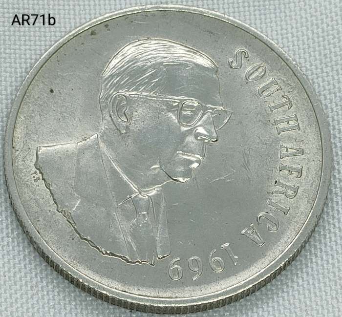 1969 RSA - R1 - .800 silver - proof in capsule